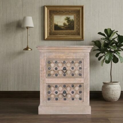 chevet en bois massif manguier-29