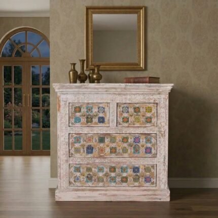 commode en bois de manguier massif