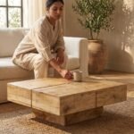 tavolino in legno di mango - Image 2