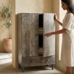 credenza in legno massello mango - Image 4