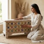 coffre exotique en bois de mingier