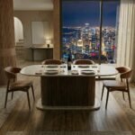 modern marble top dining table - Image 3