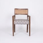 Wood and Cane Dining Chair - Image 6
