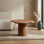 Mocha Microconcrete Dining Table - Image 2