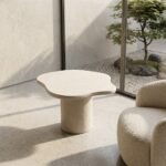 Off White Microconcrete Dining Table - Image 3