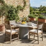 Ash Grey Microconcrete Dining Table