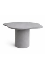 Ash Grey Microconcrete Dining Table - Image 5