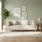 Priti teak wood sofa - Image 2
