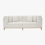 Priti teak wood sofa