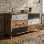 solid mango wood chest of drawers - Image 2