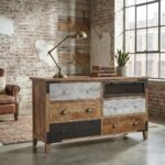 solid mango wood chest of drawers