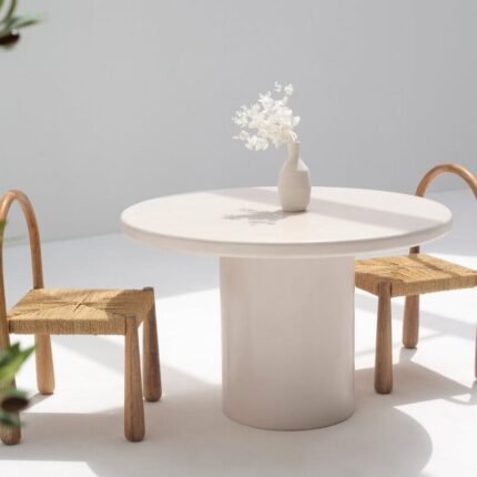 Talia Microconcrete Dining Table