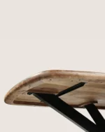 Eettafel Priti Dining Table Brown with Matrix Legs - Priti Oval | 160 cm - Image 4