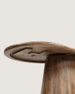 Eettafel Priti Brown Mango Wood Dining Table With Monolithic Leg - Organic | 200 cm - Image 5