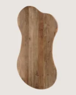 Eettafel Priti Brown Mango Wood Dining Table With Monolithic Leg - Organic | 200 cm