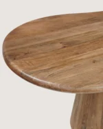 Eettafel Priti Brown Mango Wood Dining Table With Monolithic Leg - Organic | 200 cm - Image 4