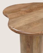 Eettafel Priti Brown Mango Wood Dining Table With Column Leg - Organic | 200 cm - Image 8