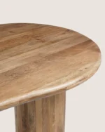 Eettafel Priti Brown Mango Wood Dining Table With Column Leg - Organic | 200 cm - Image 9