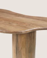 Eettafel Priti Brown Mango Wood Dining Table With Column Leg - Organic | 200 cm - Image 7
