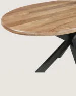 Eettafel Priti Mango Wood Dining Table with Matrix Leg - Organic | 160 cm - Image 7