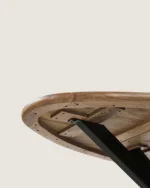 Eettafel Priti Mango Wood Dining Table with Matrix Leg - Organic | 160 cm - Image 6