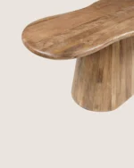 Eettafel Priti Brown with Monolithic leg - Organic | 180 cm - Image 6