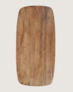 Eettafel Priti Brown with Wooden Matrix Legs - Priti Oval | 140 cm