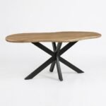 Eettafel Priti Natural with Matrix leg - Organic | 180 cm - Image 8
