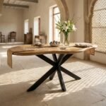 Eettafel Priti Natural with Matrix leg - Organic | 180 cm