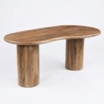 Eettafel Priti Brown mango wood dining table