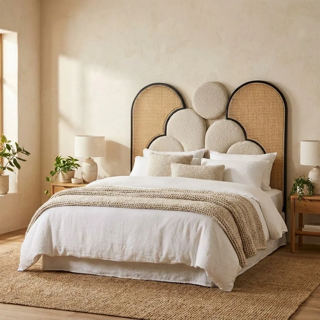 PRITI BOUCLÉ HEADBOARD 190cm